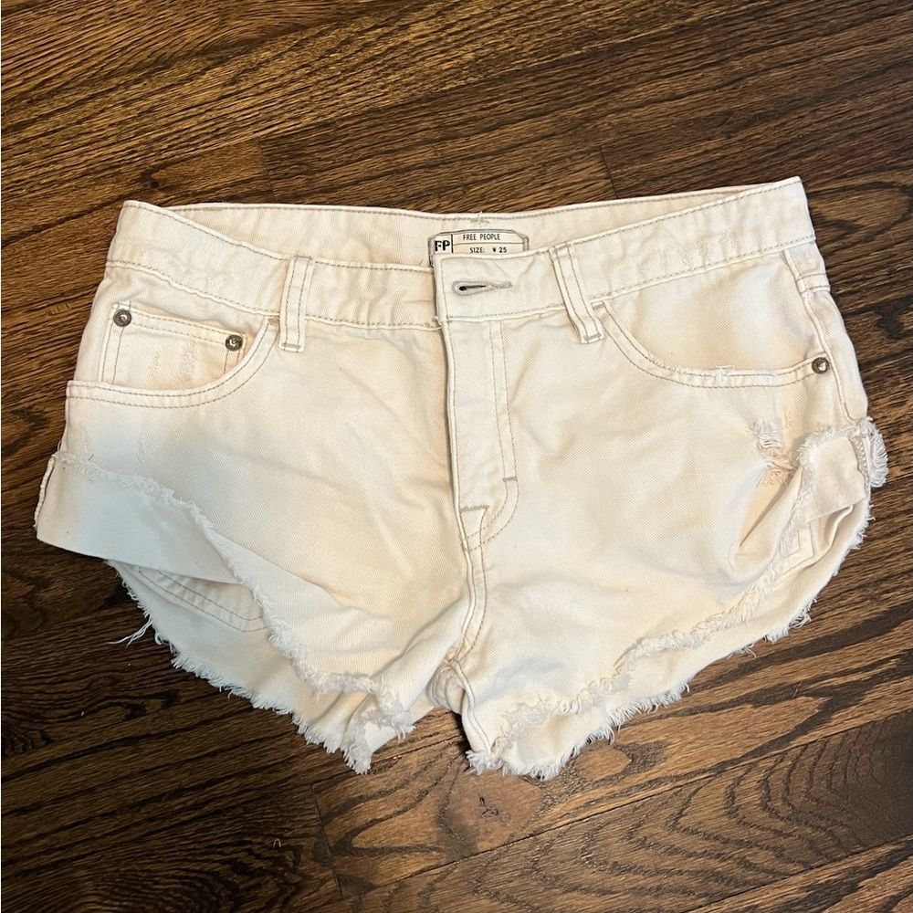 Free People teaspoon baggies jean shorts